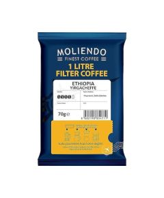 Molando Ethiopia Yirgacchefffe Ground Filter Coffee 70 G