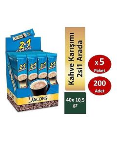 Jacobs 2si1 Coffee Mix 40 Пакет упаковки x 5