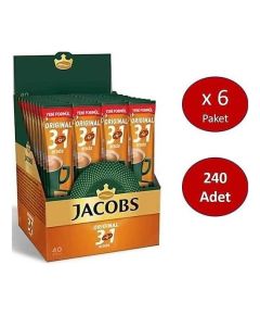 Jacobs Original 3 -1 в 40 -х годах 6 кусочков готового кофе