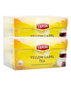 Желтая лейбл Lipton 3,2 г 100 кусочков из 100 чайных чая чая