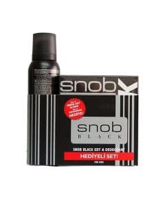 Набор SNOB Black Туалетная вода 100 мл + Дезодорант Spray 150 мл для мужчин