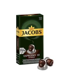 Jacobs Espresso 10 интенсивный капсульный кофе 10S 10S