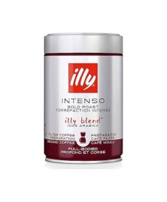 Illy intenso темный жареный фильтр кофе 250 гр