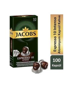 Jacobs Espresso 10 интенсивный 10 капсульный кофе