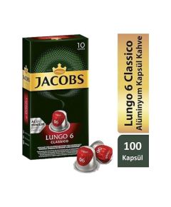 Jacobs Lungo 6 Classico 10 Capsule Coffee