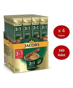 Jacobs Gold 3 - 1 интенсивный аромат 18 гр 40 с 4 куска готового кофе