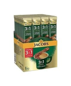 Jacobs Gold 3 -1 интенсивный аромат готовый кофе 18 г. 40 с.