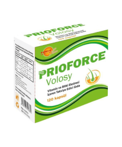 Force Nutrition Prioforce Volosy 120 капсул с витаминами и растительными экстрактами, L-цистин + биотин