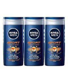 Nivea Men Sport Гель для душа, Тело, Лицо и Волосы 500мл x3