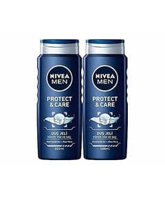 Nivea Men Protect & Care 500 мл 2 Штуки Гель для Душа