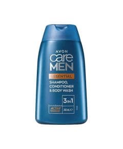 Avon Care Men Essential 3 в 1 Шампунь, Кондиционер для Волос и Гель для Душа 200 мл