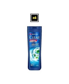 Шампунь от перхоти Clear Men Cool Sport Menthol 350 мл, 6 штук