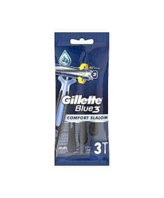 Gillette Blue3 Slalom Используемый одноразовый станок для бритья, 3 штуки