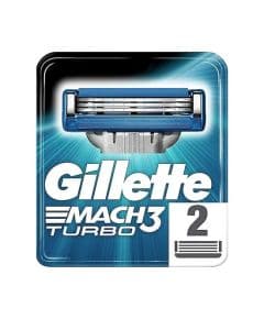 Gillette Mach3 Turbo Запасное бритвенное лезвие 2 штуки