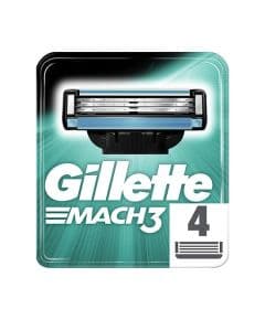 Gillette Mach3 4 Запасные бритвенные лезвия