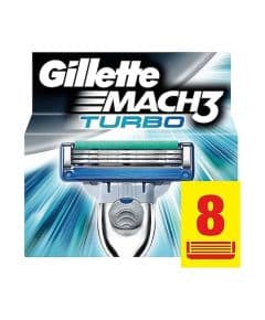 Gillette Mach3 Turbo Запасное бритвенное лезвие (8 штук)