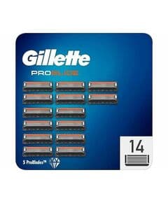 Gillette Fusion ProGlide Запасной бритвенный станок, 14 штук в картонной упаковке