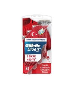 Gillette Blue3 Milli Team Особая Серия Одноразовые Бритвы, 8 шт