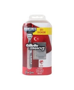 Gillette Mach3 бритва + 5 запасных лезвий