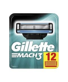 Gillette Mach3 12 штук сменные бритвенные лезвия