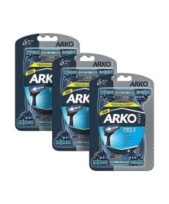 Arko Men Pro 3 Трехлезвие 6 штук 3 штуки бритвенных лезвий