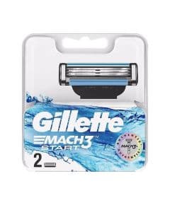 Gillette Mach3 Start Запасные бритвенные лезвия, 2 штуки