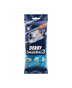 Derby Samurai 3-лезвиевый набор из 5 бритвенных лезвий