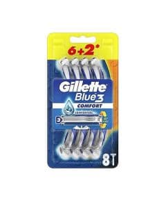 Gillette Blue3 Comfort Используй и выбрось, 8-штуки бритвенных лезвий