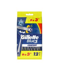 Gillette Blue3 Comfort Для одноразового использования 9+3 набор из 12 бритвенных станков