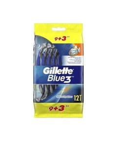 Gillette Blue3 Одноразовые станки для бритья 9+3, 12 штук в упаковке.