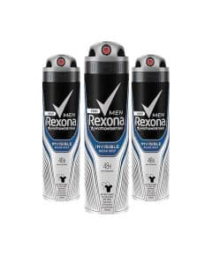 Rexona Men Invisible Ocean Deep Мужской Дезодорант-Спрей 150 мл, 3 штуки