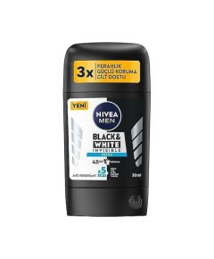 Nivea Men Black & White Invisible Fresh Мужской Стик-Дезодорант 50 мл