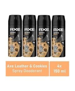 Axe Мужской Дезодорант Кожа и Печенье 150 мл - пакет из 4 штук по выгодной цене