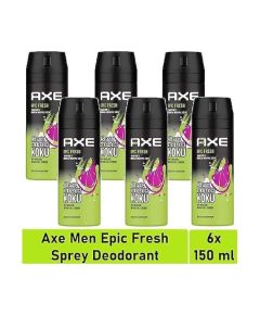 Мужской дезодорант и спрей для тела Axe Epic Fresh 150 мл х 6 штук