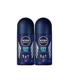 Nivea Men Dry Fresh Dry Fresh 72 Часовая Антиперспирантная защита, Ролик 50 мл, 2 штуки