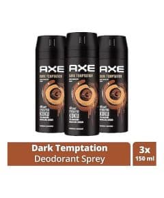 Антиперспирант-спрей Axe Dark Temptation, 150 мл, 3 штуки.