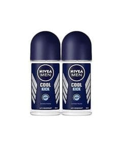 Nivea Men Cool Kick 50 мл, 2 штуки роликовых дезодорантов