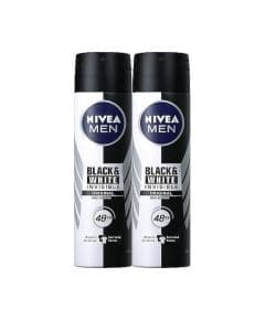 Nivea Men Invisible Black & White Original 150 мл 2 штуки дезодорант-спрей