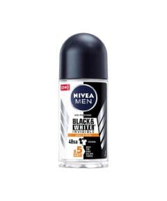 Nivea Men Invisible Black & White Мощное Действие Мужской Ролл-он Дезодорант 50 мл