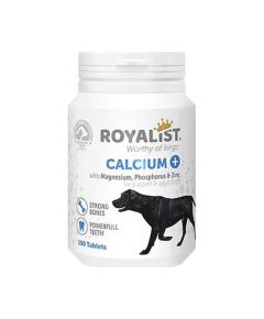 Таблетка Royalist Calcium 150 для собак для укрепления костей и зубов