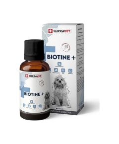 Supravet Biotine 100 мл Капли для здоровья кожи и шерсти собак