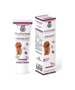 Pro Perfeck Biotin Dog Paste - паста для собак с биотином для здоровья шерсти, витамин, предотвращающий выпадение шерсти, 100 грамм.