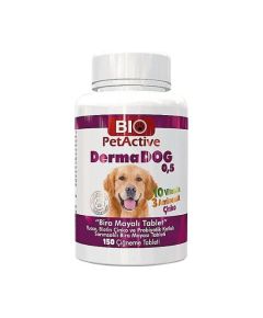 Bio PetActive Dermadog 0.5 150-ли таблеток с дрожжами и чесноком