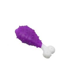 Zampa Dental Plastic Chicken Drumstick Dog Toy Small 12x5 cmПеревод: Zampa Dental пластиковая куриная ножка для собак, маленькая 12x5 см