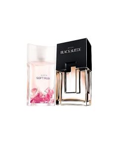 Avon Black Suede для мужчин и Soft Musk Delice для женщин