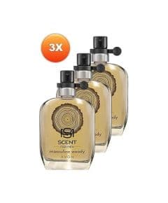 Avon Scent Masculine Woody Туалетная вода 30 мл 3 Шт. для мужчин