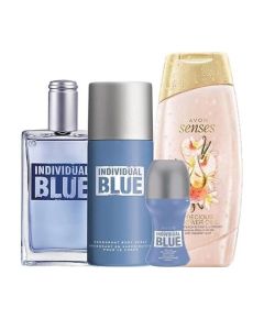 Avon Individual Blue для мужчин Rollon Дезодорант и Гель для душа