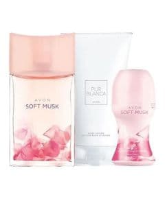 AVON Soft Musk Туалетная вода 50 мл набор для женщин