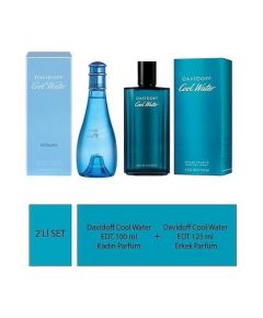 Davidoff Cool Water Туалетная вода 100 мл для женщин + Cool Water Туалетная вода 125 мл для мужчин