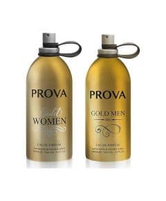 Prova Gold Women и Gold Men для женщин и для мужчин Парфюмированная вода 2 X 100 мл